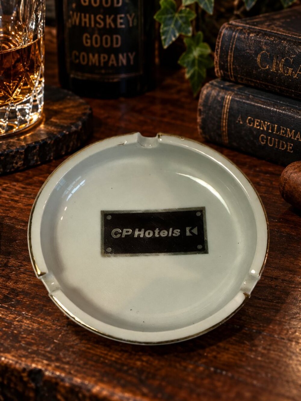 Vintage CP Hotels Ashtray TQ International Japan Canadian Pacific 3.5"
